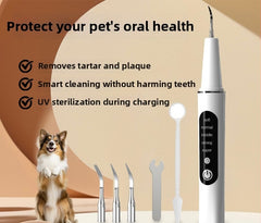 Ultrasonic Tooth Cleaner with LED Light & UV Sterilization – Deep Dental Care Device